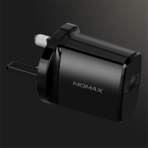 0036899 momax one plug usb c pd fast charger 20w black