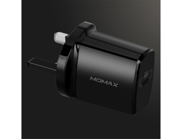 0036899 momax one plug usb c pd fast charger 20w black