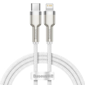 eng pl USB C cable for Lightning Baseus Cafule PD 20W 1m white 19705 1 1