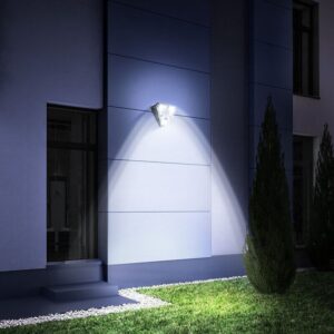 Zewnetrzna nascienna lampa solarna LED z czujnikiem ruchu 1 2W Baseus DGNEN A01 10 1