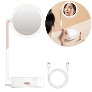 eng pl Baseus Smart Beauty Series Lighted Makeup Mirror with Storage Box white DGZM 02 94826 1 1