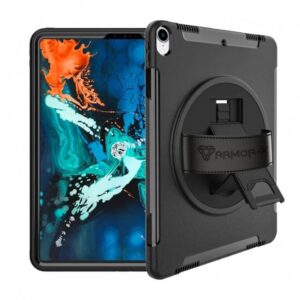 Get Best Prices & Selection Armor-X ENX Case for iPad Pro 12.9 (2020 & 2018) Ultra 3 Layers Shockproof Rugged Case with Hand Strap & Kick Stand