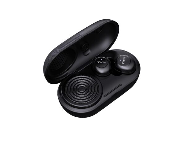 Iwalk Amour Air Shell 2 In 1 True Wireless Stereo Bluetooth Earbuds & Speaker - Black
