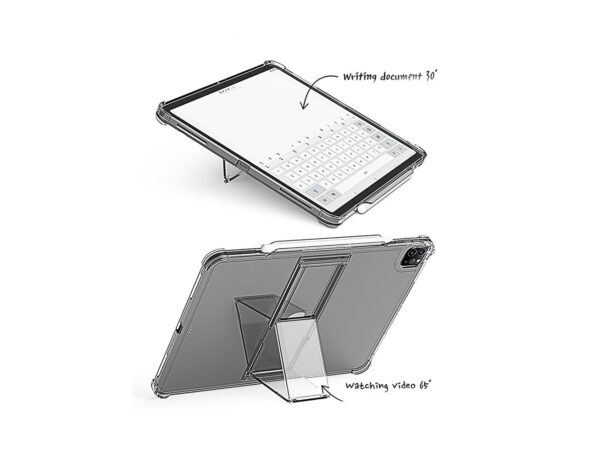 Araree Flexield Sp Case With Pencil Holder For Apple Ipad Pro 12.9 (2021) - Clear
