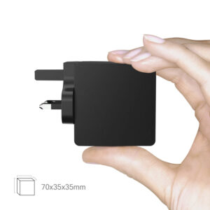 Iwalk Power Adapter Travel Power Delivery & Qc 3.0 Black