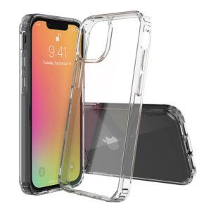 Armor-X Ahn Shockproof Protective Case iPhone 13 - Clear -Form-fitting is designed to protect your phone from drops, shocks, scrapes, scratches, dust