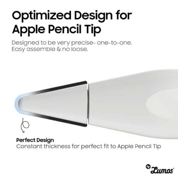 Araree A-Tip For Apple Pencil 9 Pcs Set - Clear + White + Black