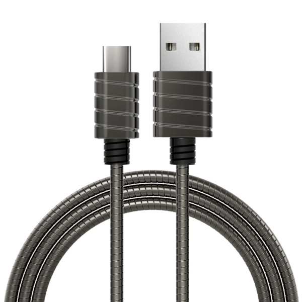 Iwalk Metallic Type C Cable - 1Mtr - Gray