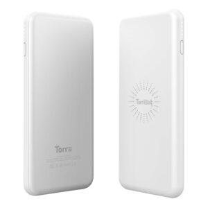 Torrii Bolt 2 In 1 Wireless Charger & 6000Mah Powerbank - White