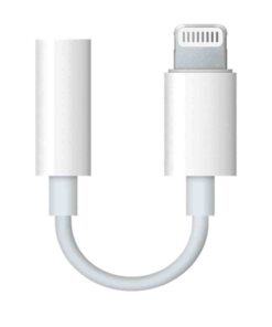 Apple Lightning to 3.5mm Headphone Jack Adapter - White