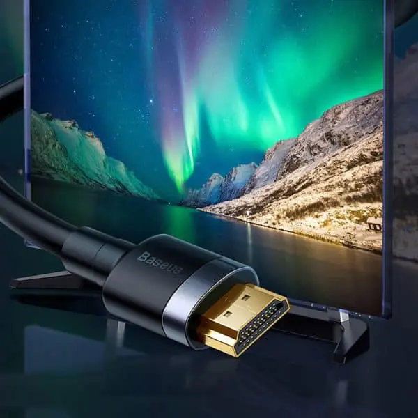 Baseus Cafule 4K HDMI Male To 4K HDMI Male Adapter Cable 2M - Black