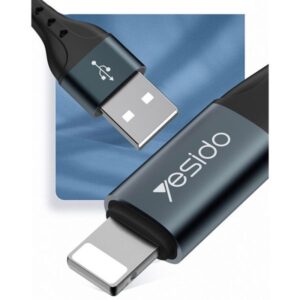 Yesido CA62 Lightning Data Cable 1.2M - Black