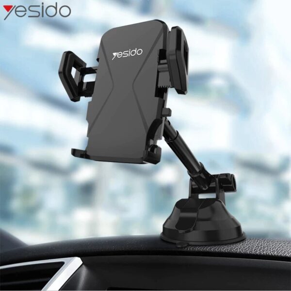 Yesido C40 Telescopic Car Phone Holder Windshield Sucker Car Mount Holder Mobile Phone Stand For iPhone.jpg Q90
