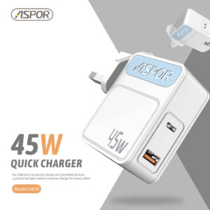 aspor a839 45w fast pd charger 1