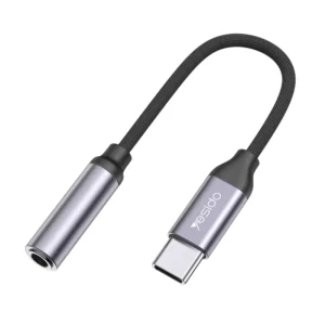 Yesido Audio Cable USB-C To 3.5mm Adapter 55mm - YUA19