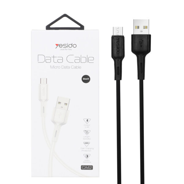 Yesido CA42 Micro-USB Data Cable - 1M - Black