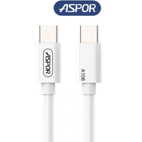 Aspor A108 1M 100W Type C to Type C PD Cable