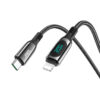 Hoco Cable Type-C to Lightning S51 Extreme PD charging data sync - Black