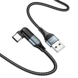 hoco u100 orbit charging data cable for type c right angled