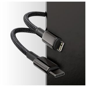 Baseus Tungsten Gold USB C Lightning Cable 20W 480Mbps 1m Black 6953156232037 09122020 03 p