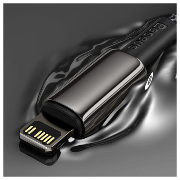 Baseus Tungsten Gold USB C Lightning Cable 20W 480Mbps 1m Black 6953156232037 09122020 05 p