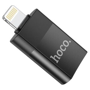 Hoco UA17 USB 2 0 to Lightning OTG Adapter Black 6931474761989 20042022 05 p