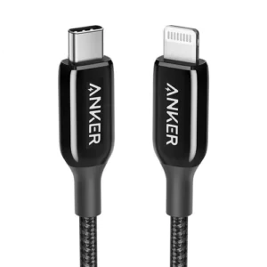 Anker Slimmer yet Stronger PowerLine + III USB-C to Lightning -Black