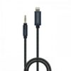 Powerology Aluminum Braided Audio Cable Lightning to 3.5mm AUX (1.2m/4ft)