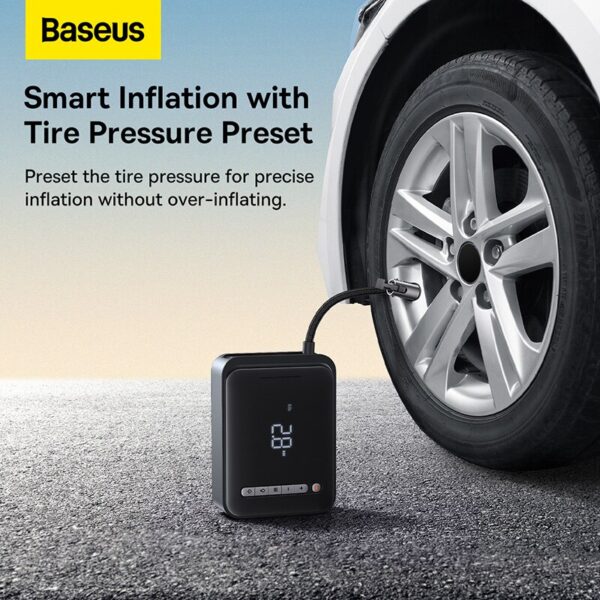 Baseus 2 in 1 Car Jump Starter Car Wireless Tire Inflator Pump Air Compressor Power Bank