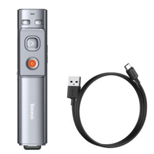 eng pm Baseus Orange Dot Wireless Presenter Red Laser Charging version gray WKCD000013 74035 1