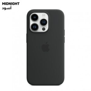Apple iPhone 14 Pro Max Silicone Case with MagSafe Midnight Black