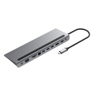 Powerology 11in1 Multi-Display USB-C Hub & Laptop Stand