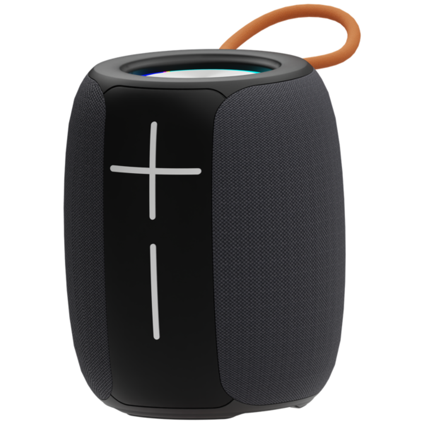 POWGHOSTSPK BK Powerology Ghost Speaker Bluetooth 5.0 Water Resistant 1500mAh Battery Capacity Black