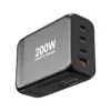 Powerology 200W GaN Smart Terminal (3 PD Port + 1 Q.C Port) - Black