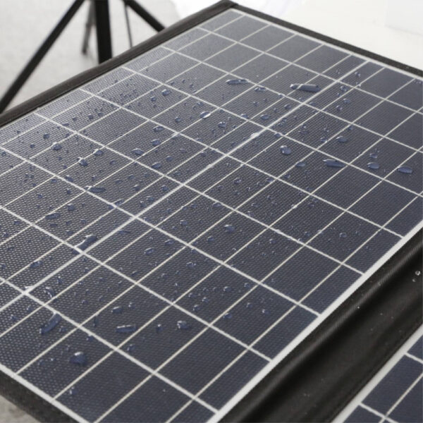Powerology 120W Universal Folding Solar Panel Black