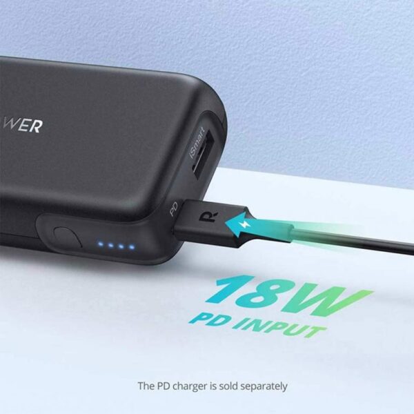 RAVPower PD Pioneer 10000mAh 29W Portable Charger 2 Port Power Bank Black 1 768x768 1
