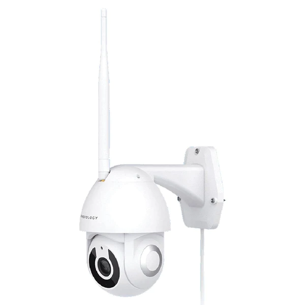 powerology wifi smart outdoor camera 360 horizontal and vertical movement white powerology children surveillance cameras