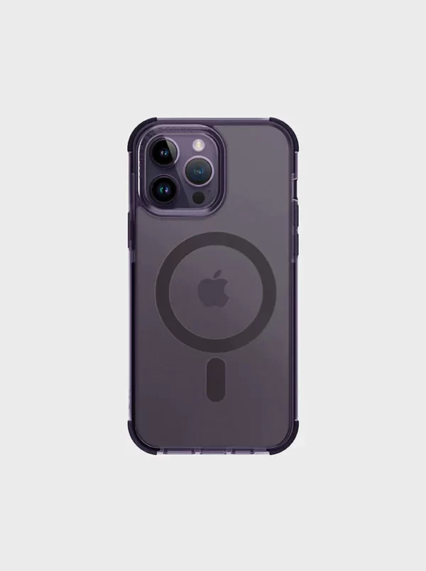 Uniq Hybrid Iphone 14 Pro Max (6.7) Magclick Charging Combat - Fig Purple