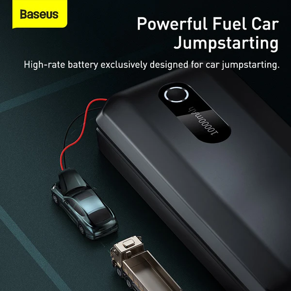 Baseus Car Jump Starter Starting Device 1000A Jumpstarter Auto Buster Emergency Booster 12V Car Jump Start 4057bdf8 6c54 4c83 8b14