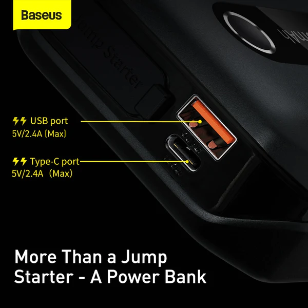 Baseus Car Jump Starter Starting Device 1000A Jumpstarter Auto Buster Emergency Booster 12V Car Jump Start fc74e5e1 1f66 4439 aa21