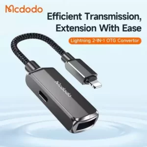 Mcdodo 2 in 1 USB to lightning Converter Adapter