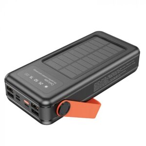 HOCO DB33 Solar Charging Portable Power Bank 30000mAh - Black