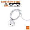 Ldnio 5M Extension Power Cord with Universal Socket 2500W