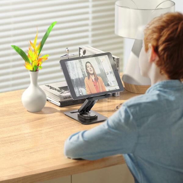 hoco ph48 fun dual axis 360 rotating tablet desktop holder stand