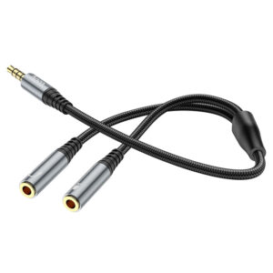 Hoco Cable audio adapter UPA21 3.5mm to 2 * 3.5mm Input