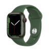 Apple Watch Series 7 GPS + Cellular 45mm Aluminum Case Green Clover Sport Band