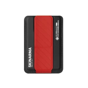 Skinarma Mag-Charge Card Holder with Grip Stand Kado - Red Black