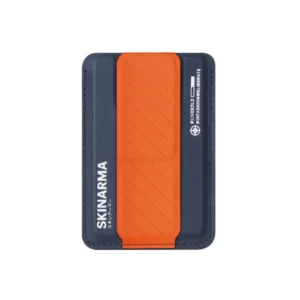 Skinarma Mag-Charge Card Holder with Grip Stand Kado - Orange Blue