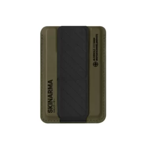 Skinarma Mag-Charge Card Holder with Grip Stand Kado - Midnight Black