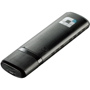 DLINK Wireless AC 1300 Dual Band USB Adaptor (DWA-182) - Black